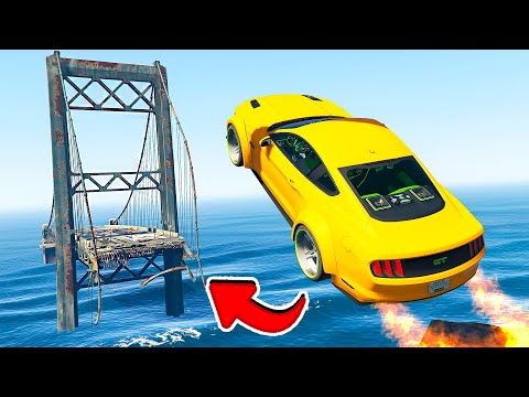 Видео: КАК ПЕРЕПРЫГНУТЬ СЛОМАННЫЙ МОСТ НА ЧИТ МАШИНЕ ЭКСПЕРИМЕНТ в ГТА 5 МОДЫ! GTA 5 ONLINE ВИДЕО