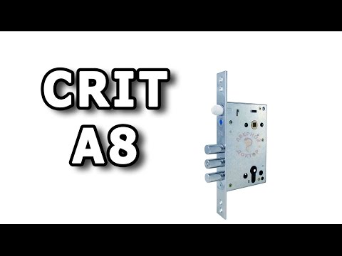 Видео: CRIT A8 - замок с быстрым закрыванием ручкой наверх