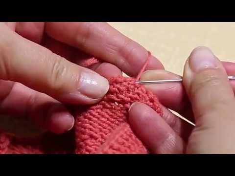 Видео: Уроки вязания. Как прятать нитки | Knitting lessons