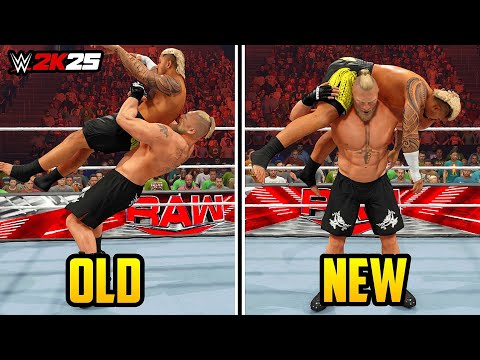 Видео: 50 СТАРЫХ против НОВЫХ финишеров в WWE 2K25!