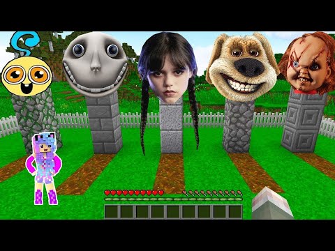 Видео: ВЫБЕРИ ПРАВИЛЬНУЮ МОГИЛУ УЭНСДЕЙ АДДАМС КУКЛА ЧАККИ БЕН ЧЕЛОВЕК ЗА ОКНОМ В МАЙНКРАФТ