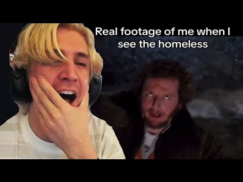 Видео: xQc реагирует на клевету бездомных и тёмные тиктоки