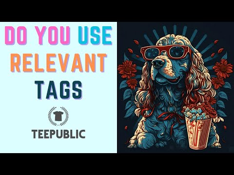 Видео: Teepublic - Какие ключевики использует Типаблик в продвижении ваших работ