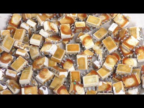 Видео: Белые микросхемы. Импорт. Сколько золота?