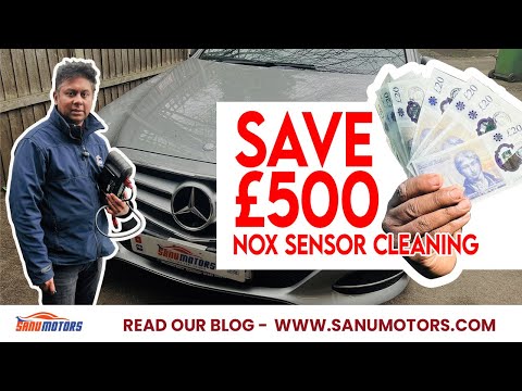 Видео: Сэкономьте 500 фунтов стерлингов на очистке датчика NOx в Mercedes E-класса!