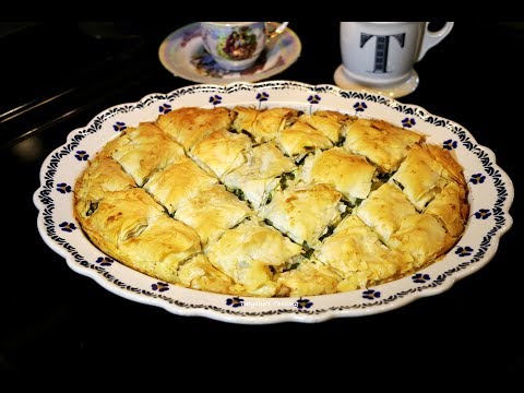 Видео: Вкуснейший Греческий пирог СПАНАКОПИТА из теста фило