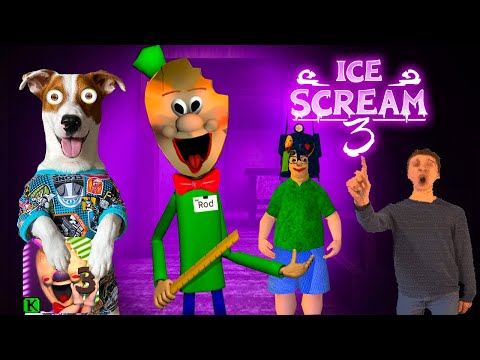 Видео: 🔴Мороженщик это Балди🍦 Ice Scream Episode 3