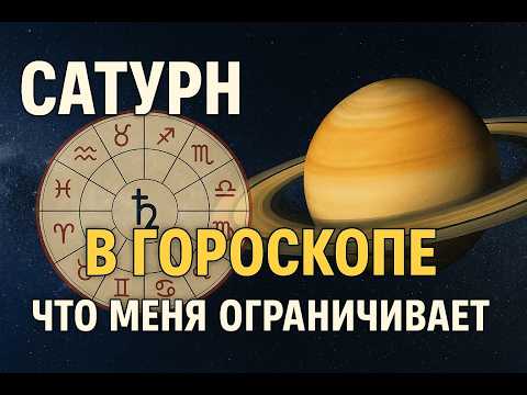 Видео: Сатурн в натальной карте. Сатурн в домах гороскопа. Что вас ограничивает? #сатурн