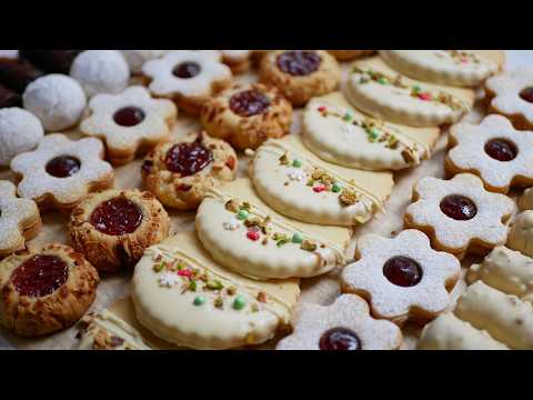 Видео: РОЖДЕСТВЕНСКАЯ Коробка ПЕЧЕНЬЯ🎁 6 видов ПЕЧЕНЬЯ 🍪 из одного теста!