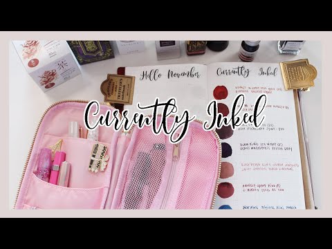 Видео: Ноябрь в настоящее время нарисован | Kaweco, Opus 88, Lamy Lx, Benu Pixie, @ferriswheelpress3796