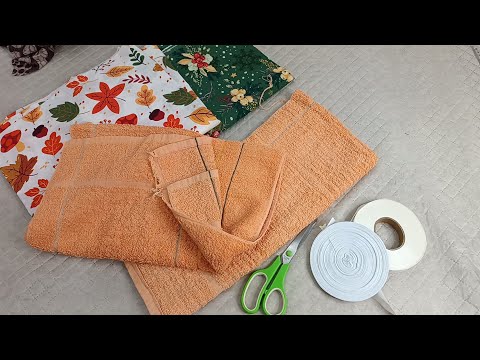 Видео: 2 блестящие идеи ❤️повторного использования старых полотенец!