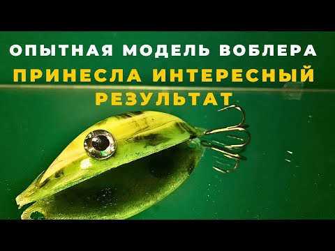 Видео: Попытка сделать не стандартный воблер принесла неожиданный результат