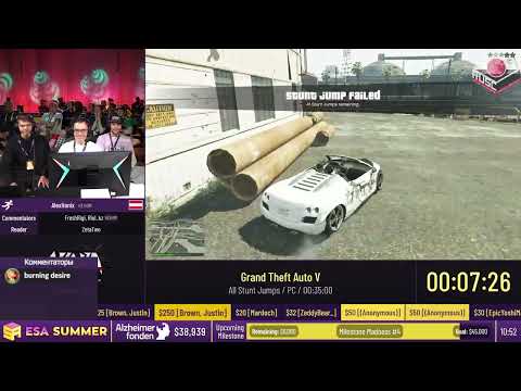 Видео: [RU] Grand Theft Auto V [All Stunt Jumps] от @AlexHonix - #ESASummer2023