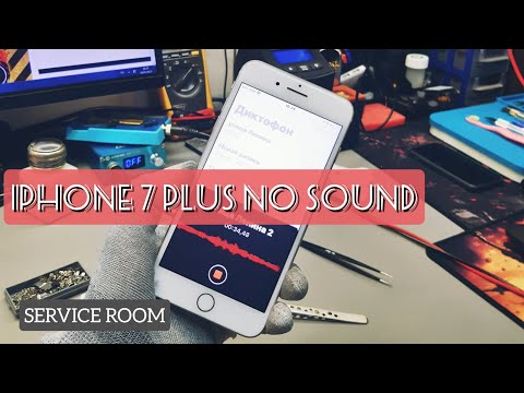 Видео: Ремонт для подписчика iPhone 7 Plus нет звука/замена аудиокодека.