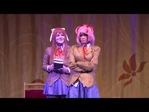 Видео: ИГРОВОЕ ДЕФИЛЕ-Доки-Доки.Литературный клуб (Сайори, Юри, Нацуки, Моника)-Kalinka cos, Немного Сайфер