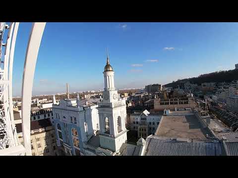 Видео: Киевский Подол с высоты птичьего полета.