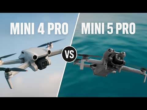 Видео: DJI Mini 5 Pro против Mini 4 Pro — стоит ли обновляться?