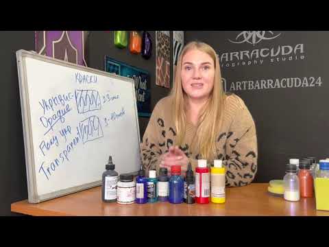 Видео: Краски для аэрографии. Часть 1