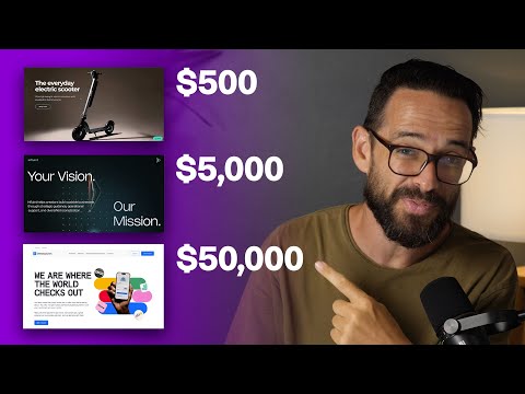 Видео: Сайты стоимостью 500, 5000 и 50 000 долларов (с примерами)