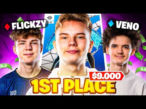 Видео: 1-Е МЕСТО, ТРИО, ДЕНЕЖНЫЙ КУБОК ($9000) 🥇 с veno и FlickzyV2