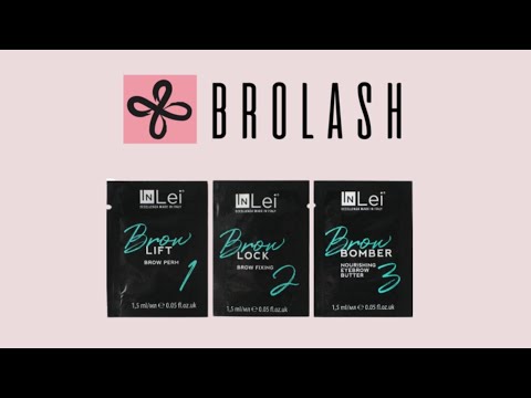 Видео: Cоставы для ламинирования бровей InLei Brow Lift