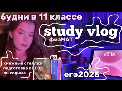 Видео: будни физМАТА🎀study vlog🎀 ЕГЭ 🎀 #100балльныйрепетитор #study #учеба #влог #физика #математика