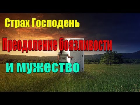 Видео: Страх Господень. Преодоление боязливости и мужество