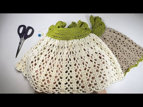 Видео: МК Платье для куклы Глория крючком.( платье для куклы 50 см )