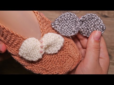 Видео: Бант спицами 🎀 Bow knitting pattern