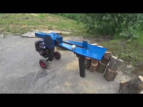 Видео: Приличный дровокол TRD-22 (22 тонны) на бензиновом двигателе