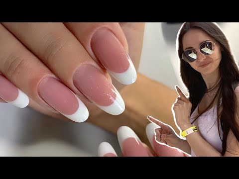 Видео: Как сделать коррекцию? Выкладной  белый френч.