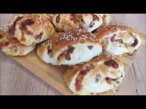 Видео: Булочки пиццы Вкусная дрожжевая выпечка в домашних условиях