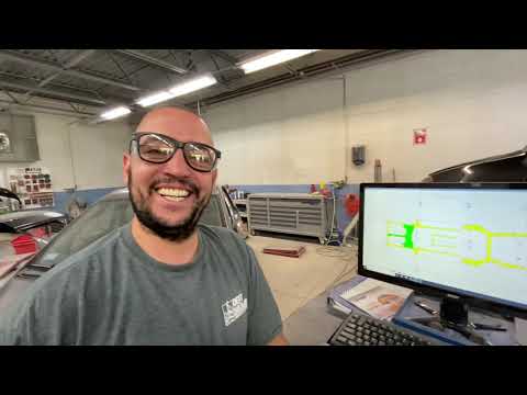 Видео: Измерительная система геометрии кузова. Кузовные работы в США. Ремонт Corolla