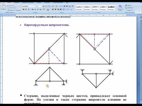 Видео: Шпренгельные фермы