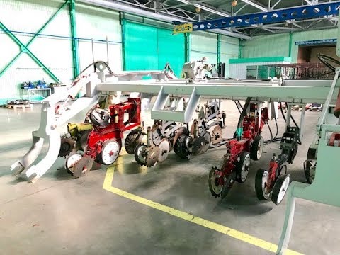 Видео: Испытательная сеялка для сошников разной конструкции