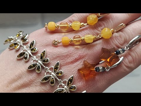 Видео: НАТУРАЛЬНЫЙ ЯНТАРЬ бижутерия от 100 рублей 20.09.2025