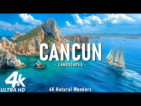 Видео: Канкун 4K - расслабляющая музыка с красивым природным ландшафтом - Удивительная природа