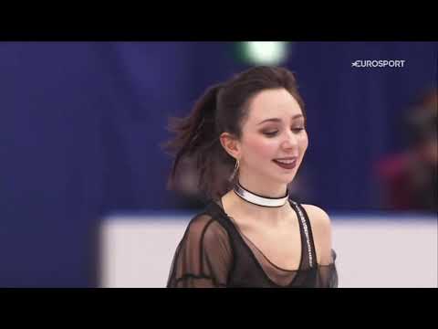 Видео: Яркий прокат Елизаветы Туктамышевой в короткой программе на командном ЧМ по фигурному катанию