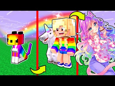 Видео: КАК МЕНЯЛАСЬ ДЕВУШКА РАДУЖНЫЙ КОТ И ЕЁ ЖИЗНЕННЫЙ ЦИКЛ МАЙНКРАФТ! ЭВОЛЮЦИЯ И ТРОЛЛИНГ MINECRAFT
