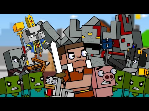 Видео: MINECRAFT: DUNGEONS АНИМАЦИЯ (ВСЕ СЕРИИ ПОДРЯД) | БЛОК-ОТРЯД