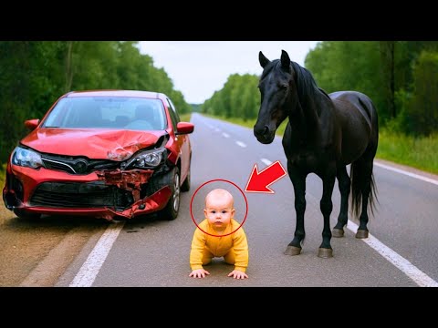 Видео: ЛОШАДЬ НАШЛА МЛАДЕНЦА ПОСЛЕ АВАРИИ, ОТКАЗАЛАСЬ УЙТИ — И ПРИЧИНА РАСТРОГАЛА ВСЕХ!