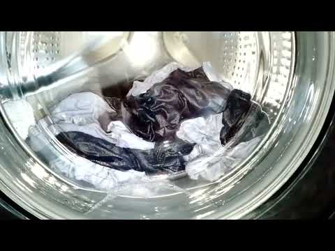 Видео: Haier HW60-BP12959AS-Хлопок 60° 600 Об/Мин.Стирка Постели.Часть 3-3.