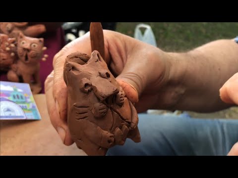 Видео: 🍯 Лепим свистульку Кота 😺 Валерий Николаевич Куртмулаев Волшебство керамики