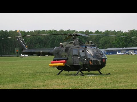 Видео: MBB Bo 105 | Самый успешный чисто немецкий вертолет