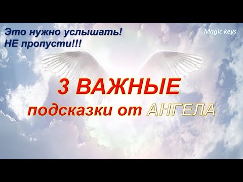 Видео: 3 ВАЖНЫЕ 🔥подсказки от Ангела Хранителя💫🌏