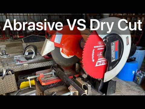 Видео: Какое лезвие лучше всего подходит для резки металла? — Сухая пила или абразивное пильное полотно?