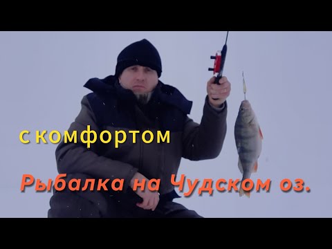 Видео: На автодоме & рыбалка Чудское озеро в Феврале