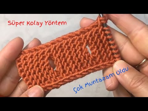 Видео: КАК ОТКРЫВАЕТСЯ КНОПКА В ВЯЗАНИИ? СУПЕР ПРОСТОЙ МЕТОД