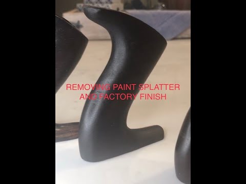 Видео: Удаление брызг краски и заводского покрытия