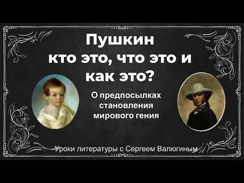 Видео: Пушкин: кто это, что это и как это?
